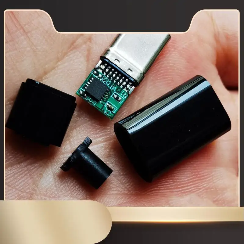 

10 шт. 12 В PD/QC Decoy Board Модуль быстрой зарядки с оболочкой PD 2 3.0 DC Триггер USB Type-C Мужской QC4 Разъем зарядки Белый Прочный