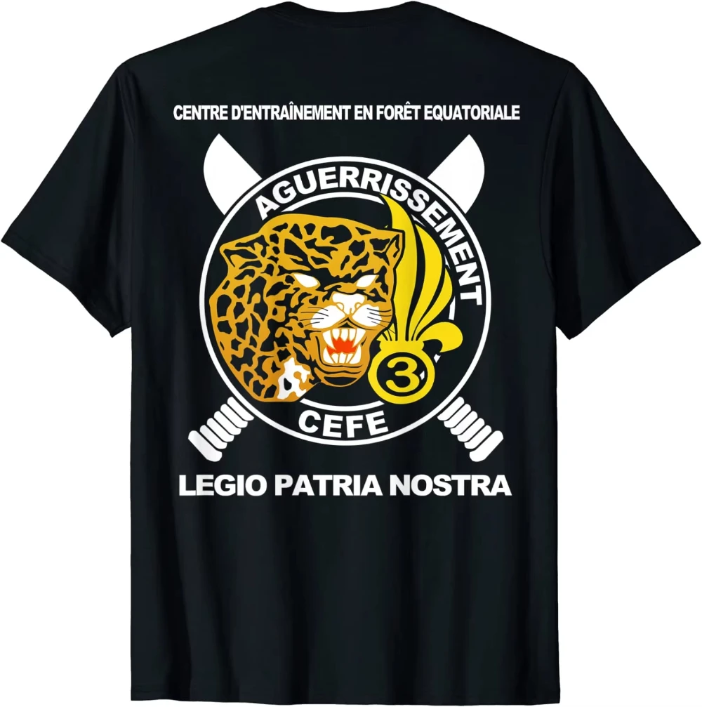 

French Legion Patria Nostra CEFE Jungle Warfare Training T-Shirt 100% Cotton O-Neck Short Sleeve Casual Mens T-shirt Size S-3XL