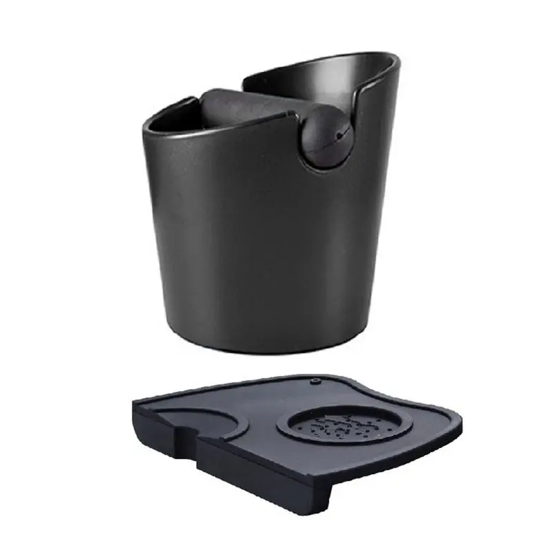 [N09RNew]Coffee Mat Knock Grounds Bucket Silicone Pressed Powder Mat for Coffee Supplies