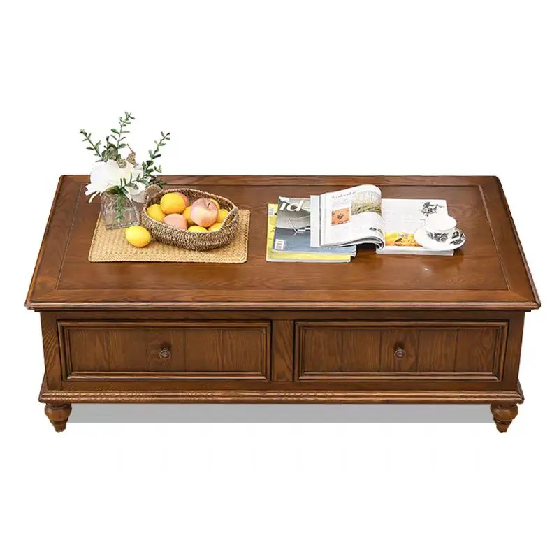 

Traditional Chinese furniture coffee table with living room drawer