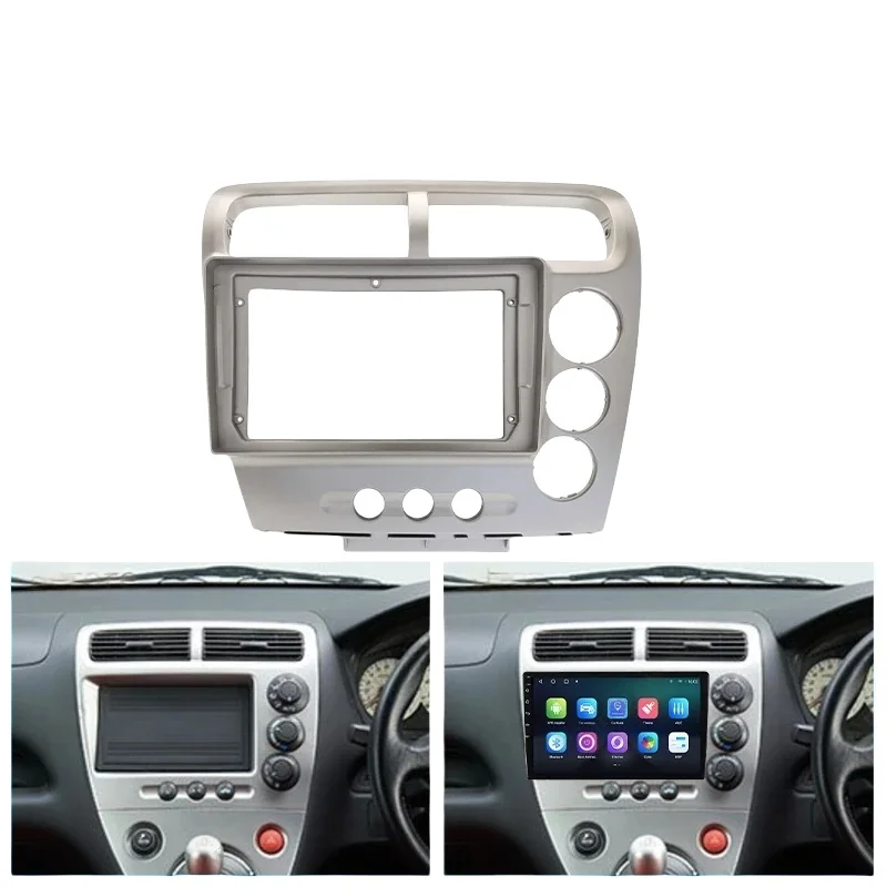 

9" Android Stereo Dash Kit for Honda Civic Type R 2000-2006 - Installation Panel