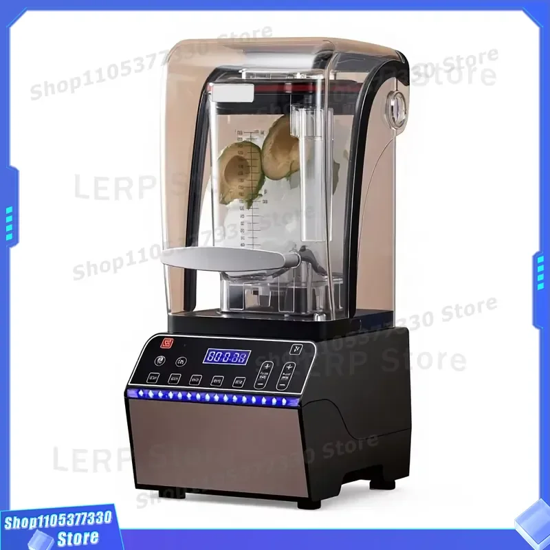 Commercial Smoothie Blender Food Grade Juice Extractor for Milk Tea Shop Fully Automatic Variable Speed 3 to 5 Levels Fully