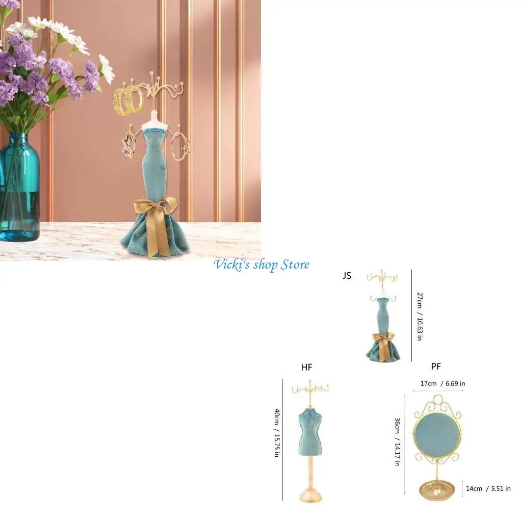 

C1FC Princess Dress Dress Mannequin Jewelry Stand Elegant Serving Deviser Display