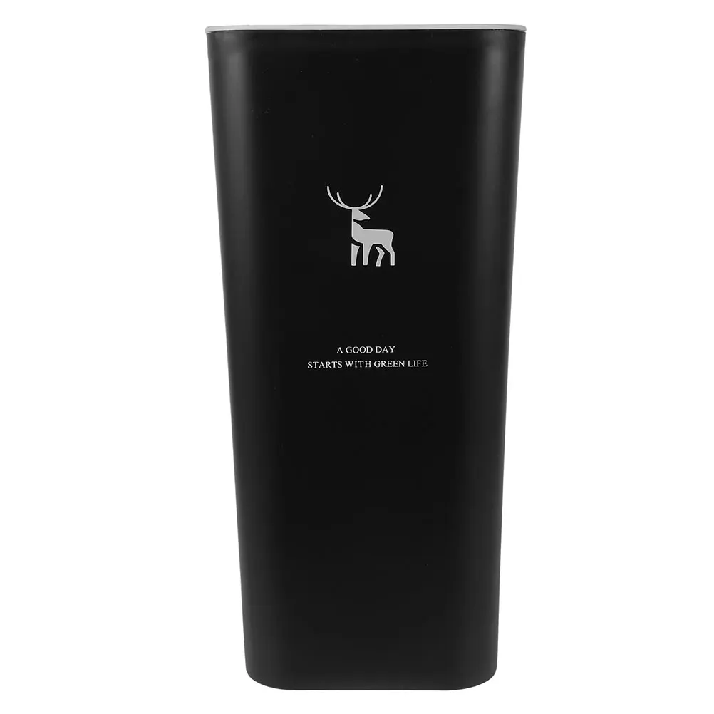 

Press Top Trash Can Plastic Garbage Container 15L Large Capacity Slim Rubbish Bin for Home Kitchen Bathroom Office Recycling