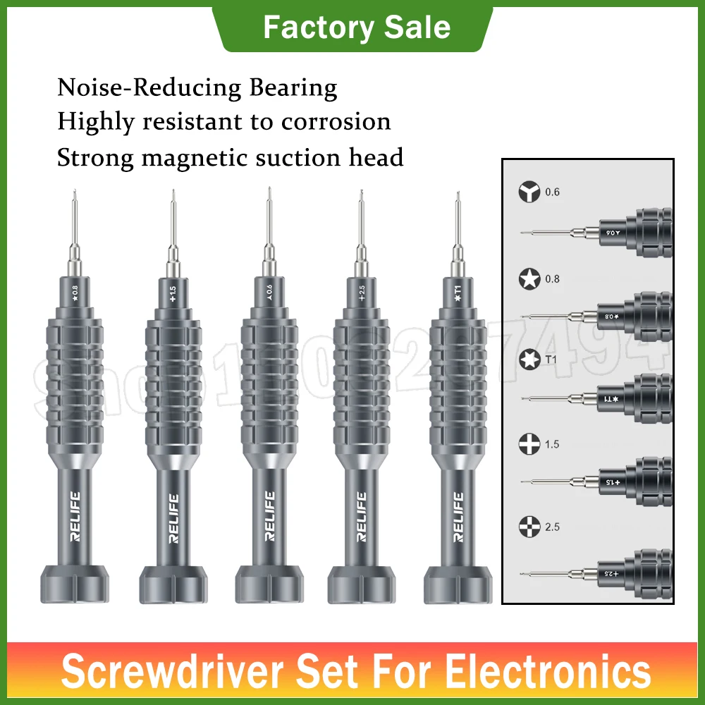 RELIFE RL-730 zestawy wkrętaków magnetycznych ze stopu aluminium dzianina do telefonu komórkowego tablet Laptop ekran LCD narzędzia do demontażu