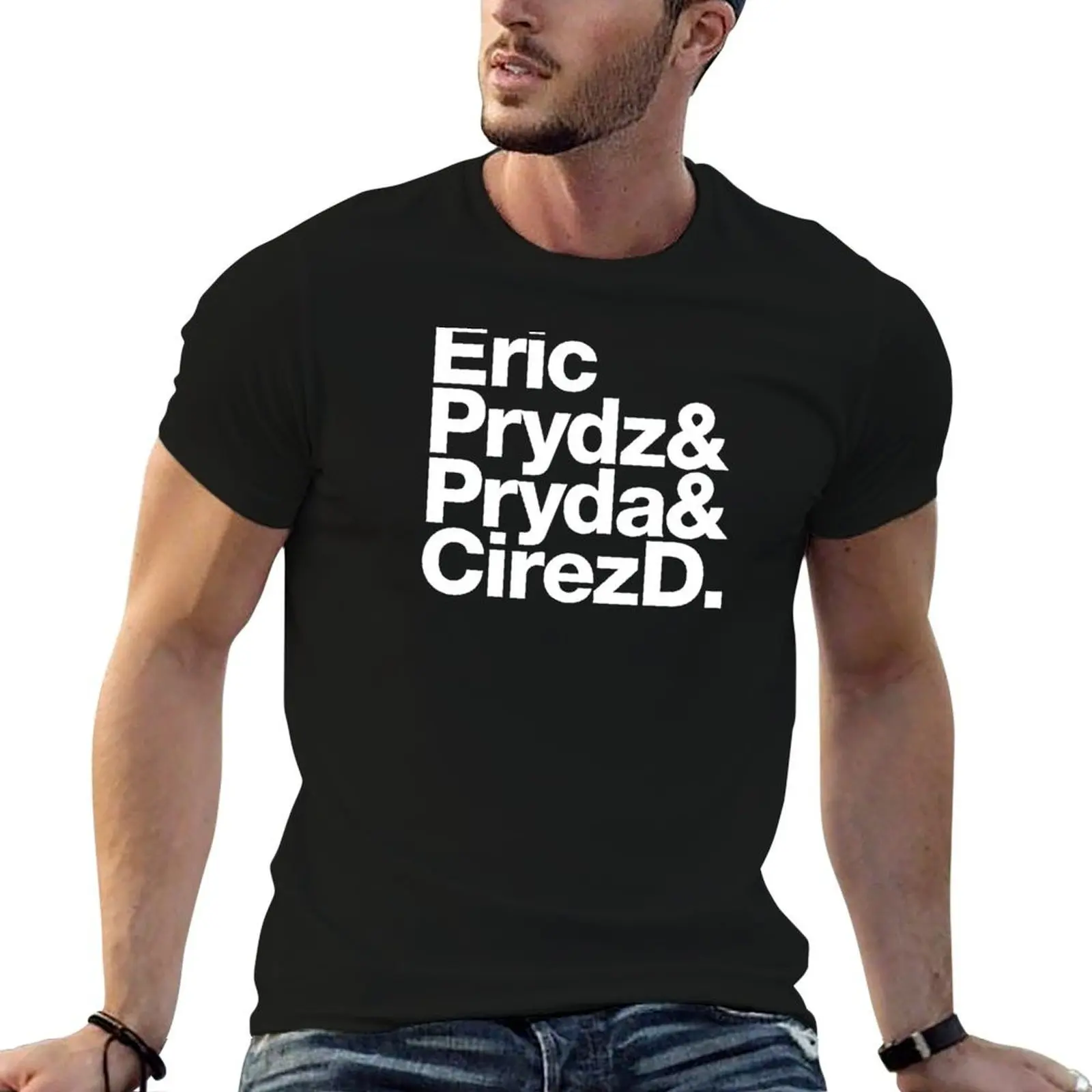 

Eric Prydz AKA Pryda AKA Cirez D T-Shirt man tshirt t shirt personalised black cotton t-shirt plain for man package T-shirt