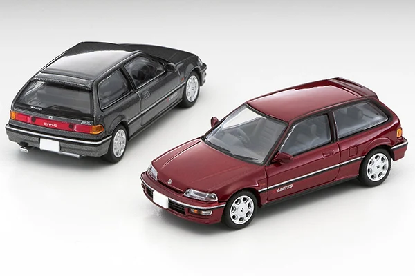 Tomytec 1:64 TLV N207 A/B Civic 25XT 89 JDM Limited Edition Simulation Alloy Static Car Model Toy Gift