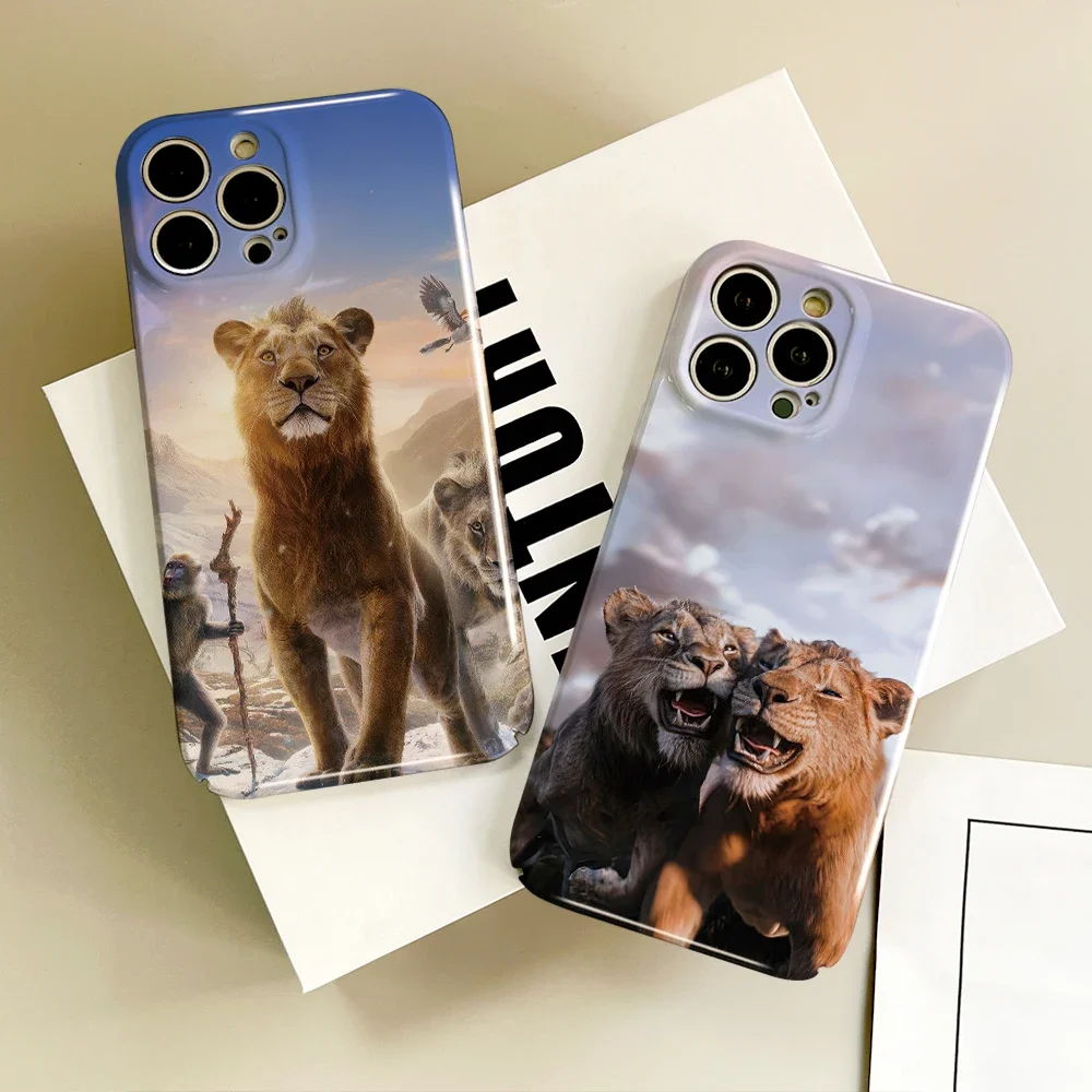 MINISO Mufasa The Lion King Phone Case For IPhone 16 15 14 13 12 11 Plus Pro Max Mini All-inclusive Tough Personalized Cover