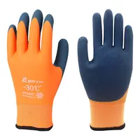 -30 Thickened Work Gloves Waterproof Windproof Coldproof Full Finger Gloves Winter Padded Outdoor Riding Gloves 5