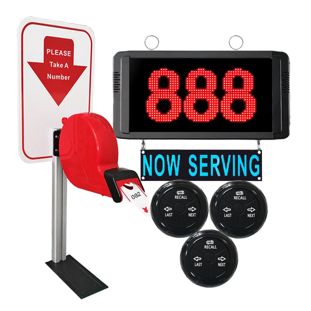 Wireless Queue Number Calling System Take a Number System Waiting Number System Restaurant Pager System Ticket Dispenser