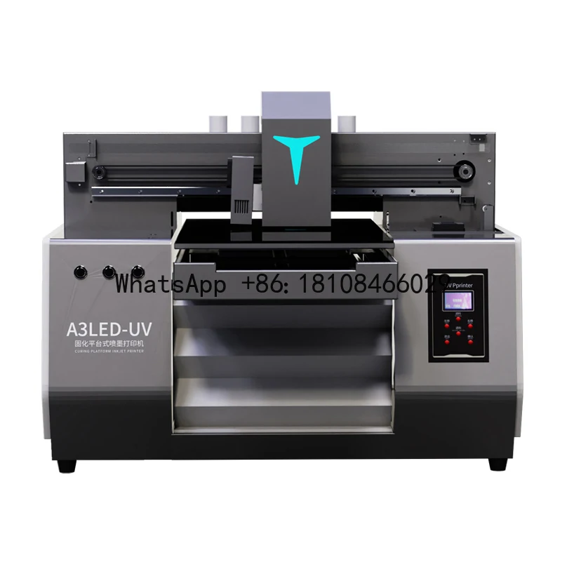 Multifunctional A2 A3 A4 Size UV DTF Printer Machine Hot Item Choose 3d Sticker 3 PCS XP600 Printer Head