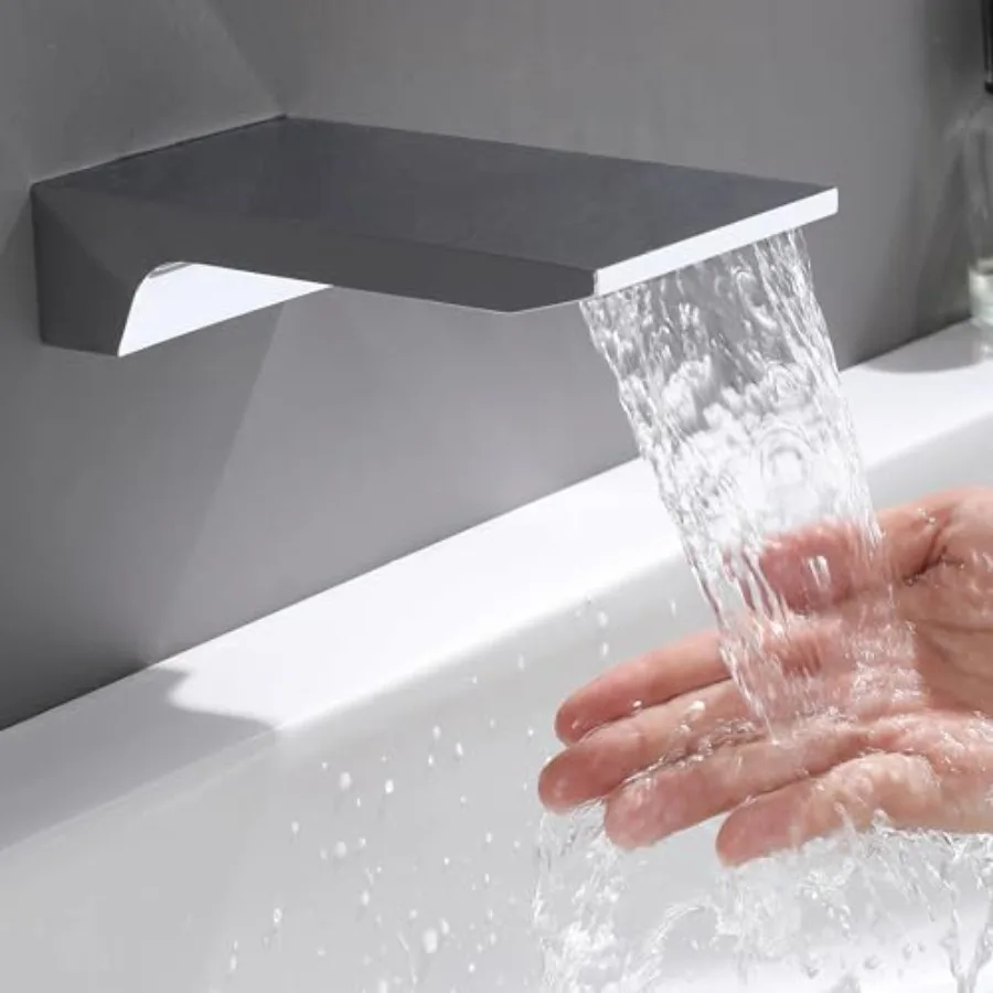 

Высокопроизводительный излив-водопад - Прочный полированный излив для ванны-водопада - Универсальный излив для римской ванны, совместимый с