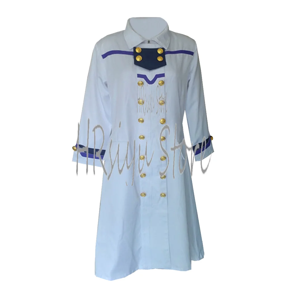 Women's Cosplay Akagami No Shirayuki-hime Shirayuki Pharmacist Costume white Daily windbreaker coat Halloween Party Costume cust