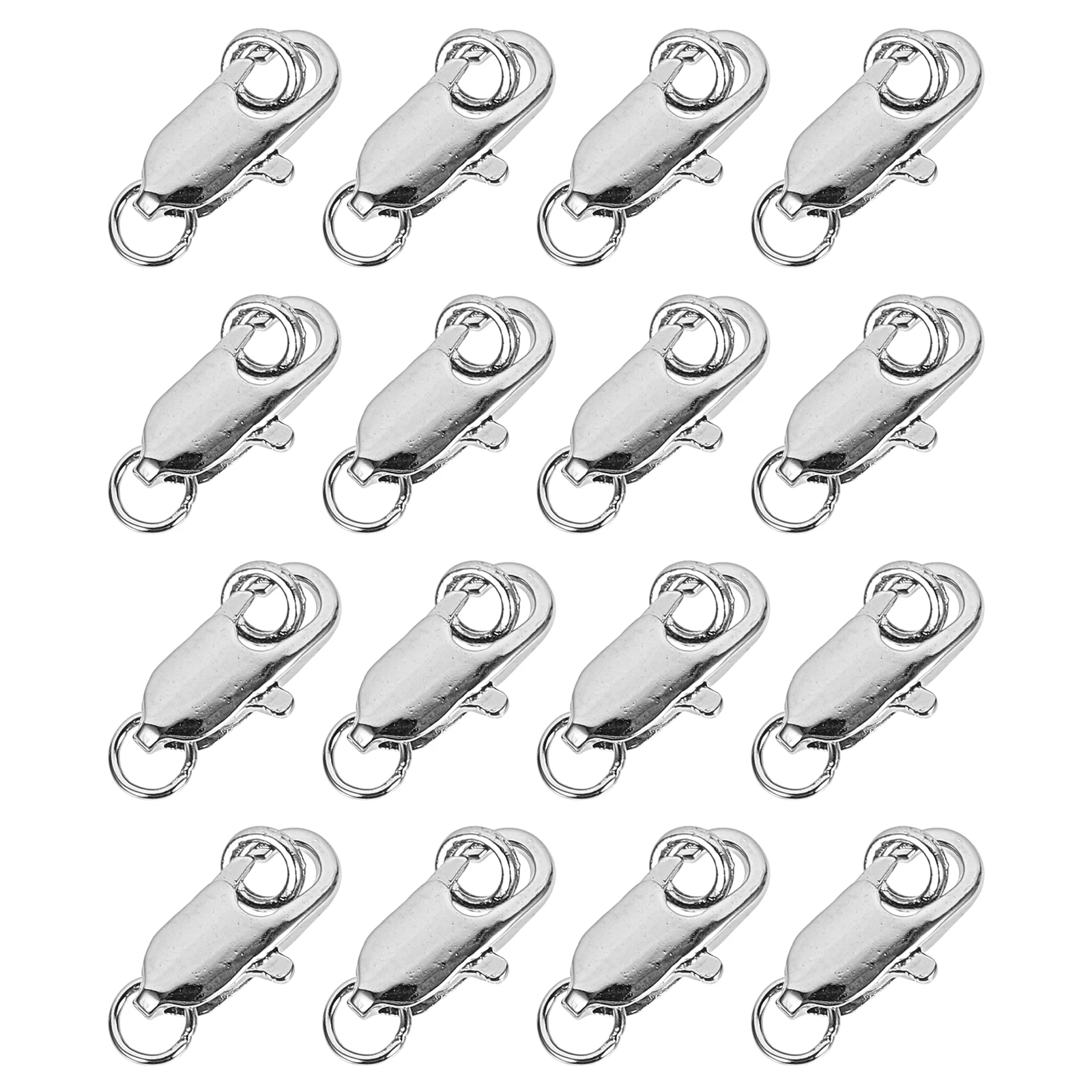 

20 Pcs Metal Fish Tail Buckle Durable Smooth Alloy Clasps DIY Jewelry Making Bracelet Necklace Wrist Rope Creative Portable
