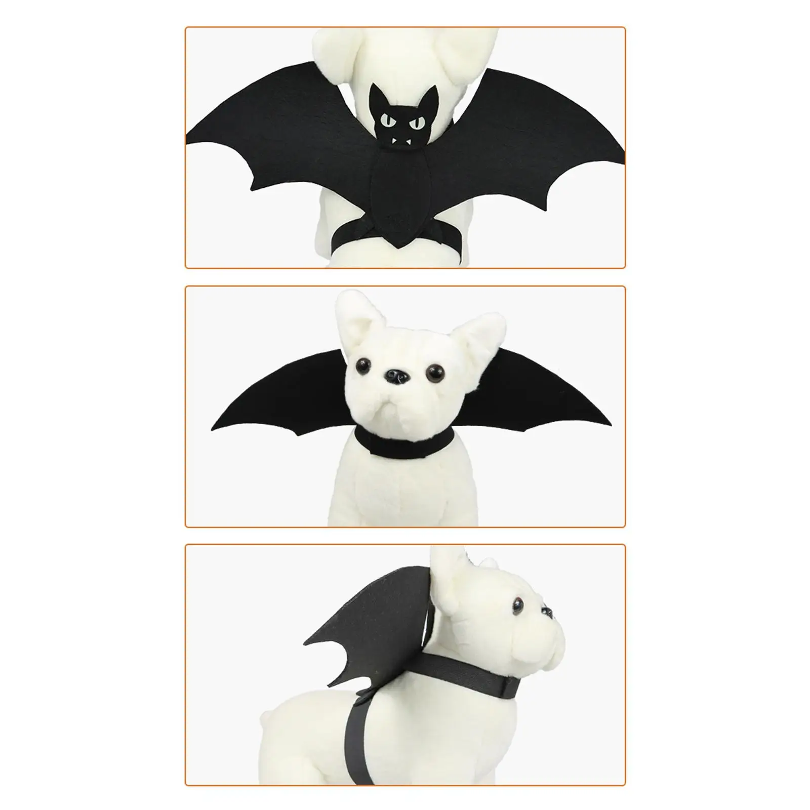 Bat Wing for Cat Cute Holiday Luminous Cosplay Party Decoration Funny Halloween Pet Costume Clothes for Puppy Dogs Kitten