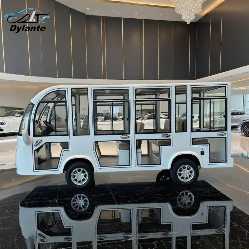 

Fully Enclosed Electric Sightseeing Bus Hotel Resort Four-wheel Vehicle with Door Off-road Golf Cart Attraction Scooter