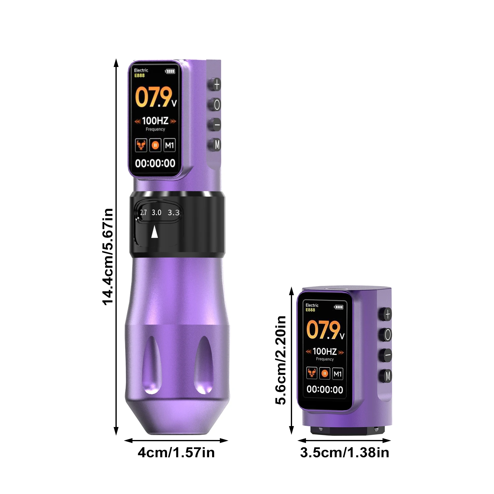 ELF Pro Tattoo Machine Pen Wireless Power Supply Battery 1700mAh