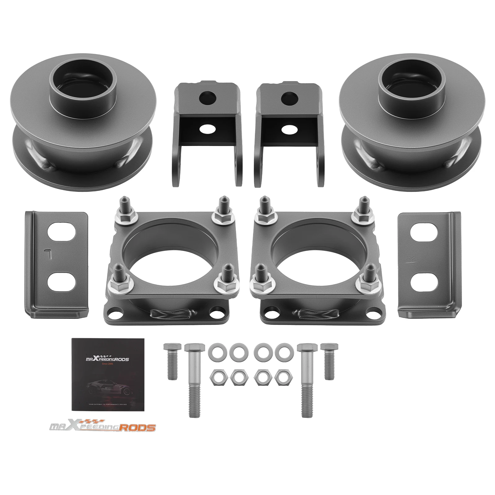 

Carbon Steel Lift Spacers for Ford Explorer 11-19 2" Front Rear 2WD 4WD Coated