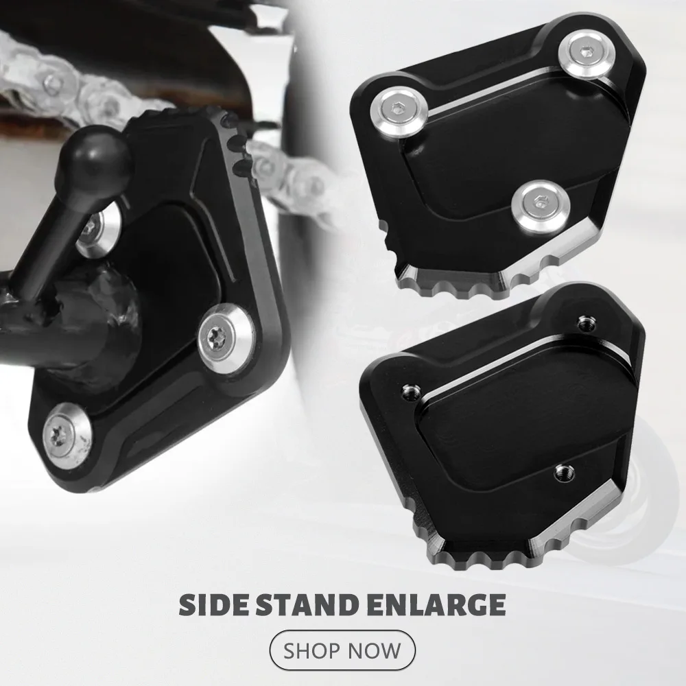 ل BMW F750GS F850GS Adventure F800 GS ADV 2018-2024 2023 مسنده القدم الجانب حامل تمديد وسادة دعم لوحة تكبير الوقوف