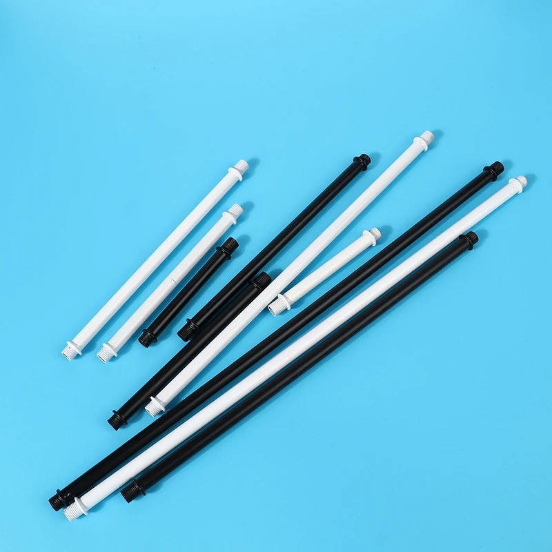 1Pcs Lighting Accessories M10 * 1 Tooth Tube Lamp Double-headed External Tooth Hollow Metal Rod 10cm 15cm 20cm 30cm 40cm