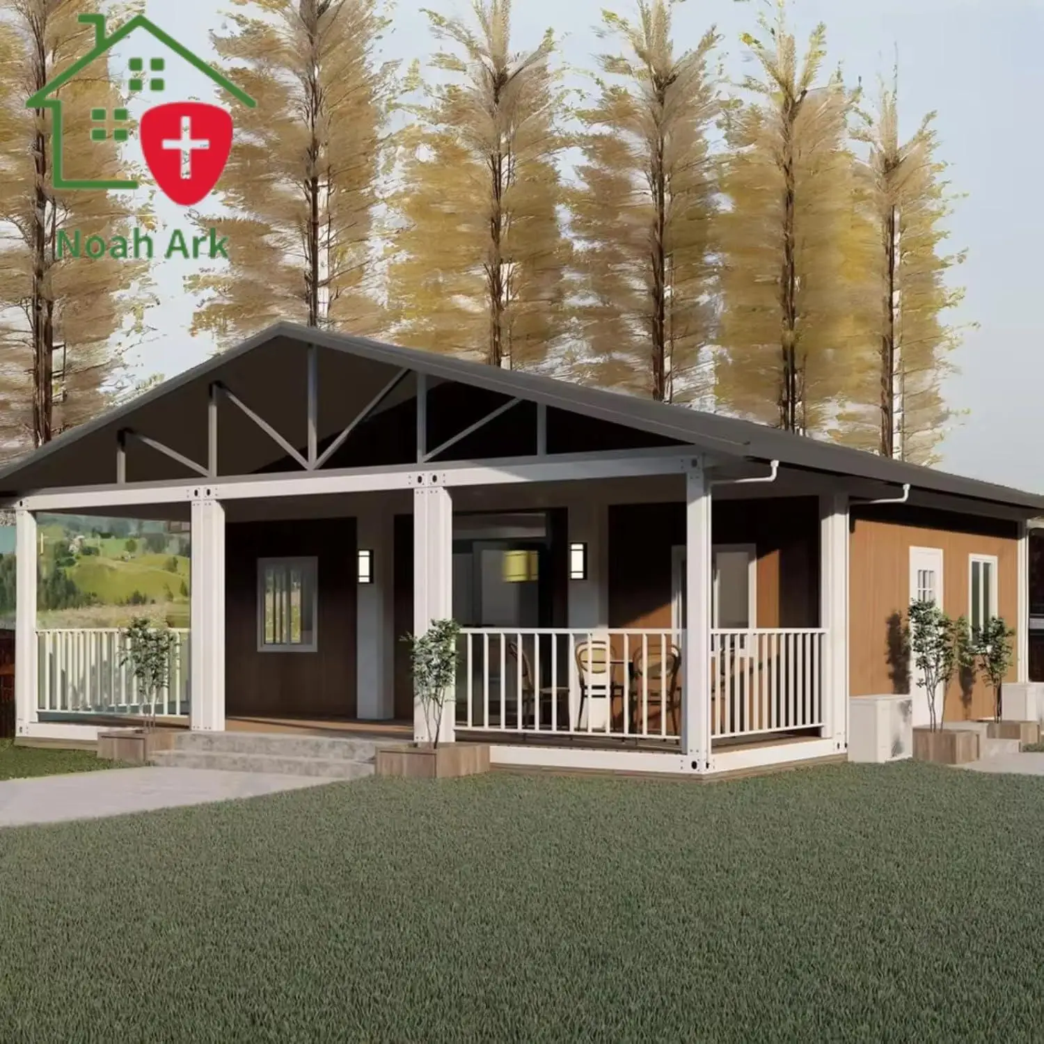 Customized 20ft 40ft Prefab Houses Extendable Prefabricated House Steel Construction Home Modular Tiny House