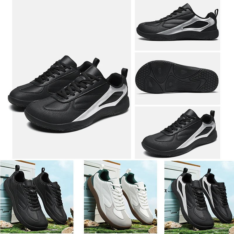 

Fashion Unisex Wider Shoes New Flats Soft Zero Drop Sole Wider Toe Sneakes Breathable Mesh Men Barefoot Wide-toed Shoes Big Size