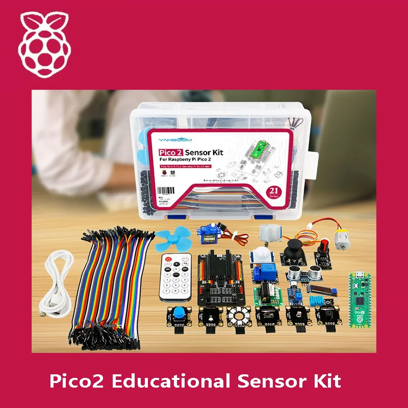 Raspberry Pi Pico2 Educational Sensor Micropython Programming Kit