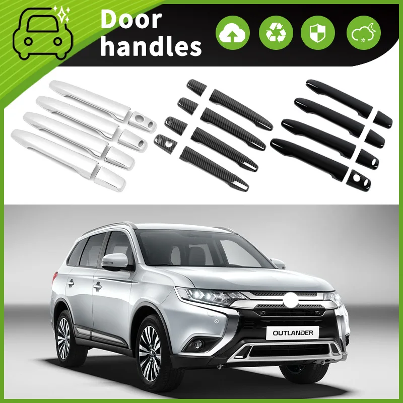 

Suitable for 13-22 Mitsubishi Outlander door handle decorative door bowl handle modification accessories