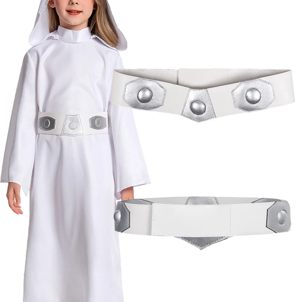 Movie Space Battle Cosplay Princess Leia Belt Leather Hallowmas Party Carnival Role Play Props Cosplay Outfits Accessories