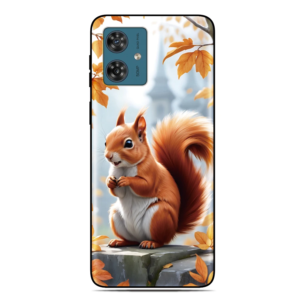 Cute Squirrel Back Cover For UMIDIGI G9 G9A G9C G9T Note 90 90C 90A G5 G6 G3 Power 5 5s 7 7s F1 A9 A11 A13 Pro Max Phone Case