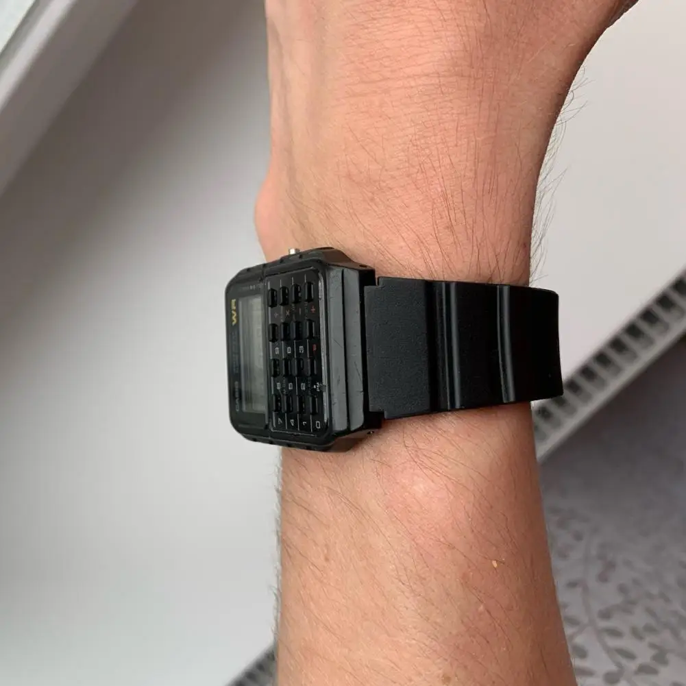 CasioW-96Hの時計ストラップ,18mm,通気性,防水,ソフト,スポーツ,アクセサリー