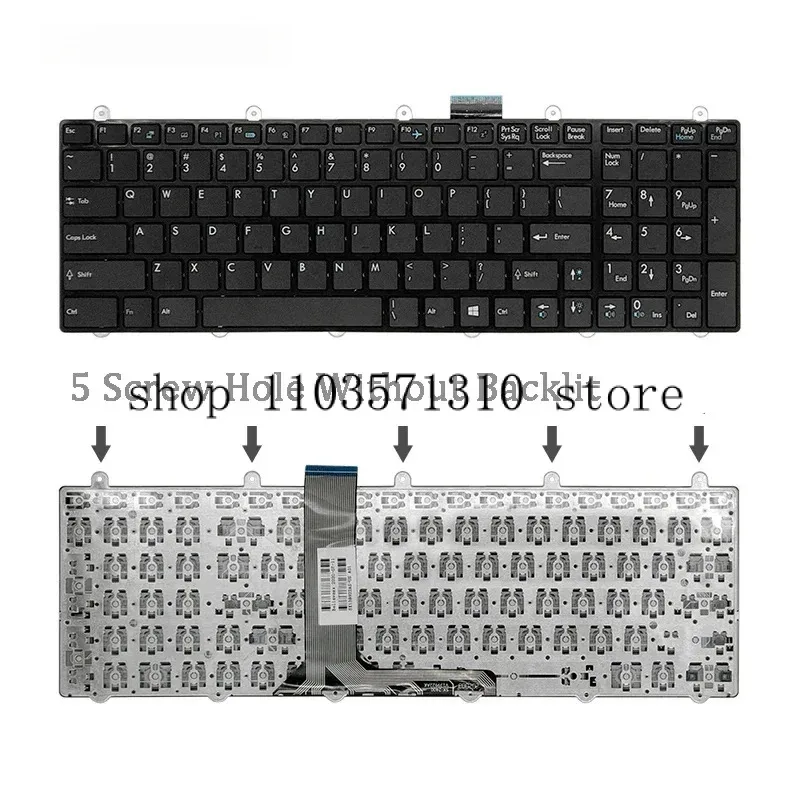 N New  Laptop Keyboard For MSI  MS-1755 MS-1756 MS-175A 1758 1763 1759 GE60 GT70 GT60 JM