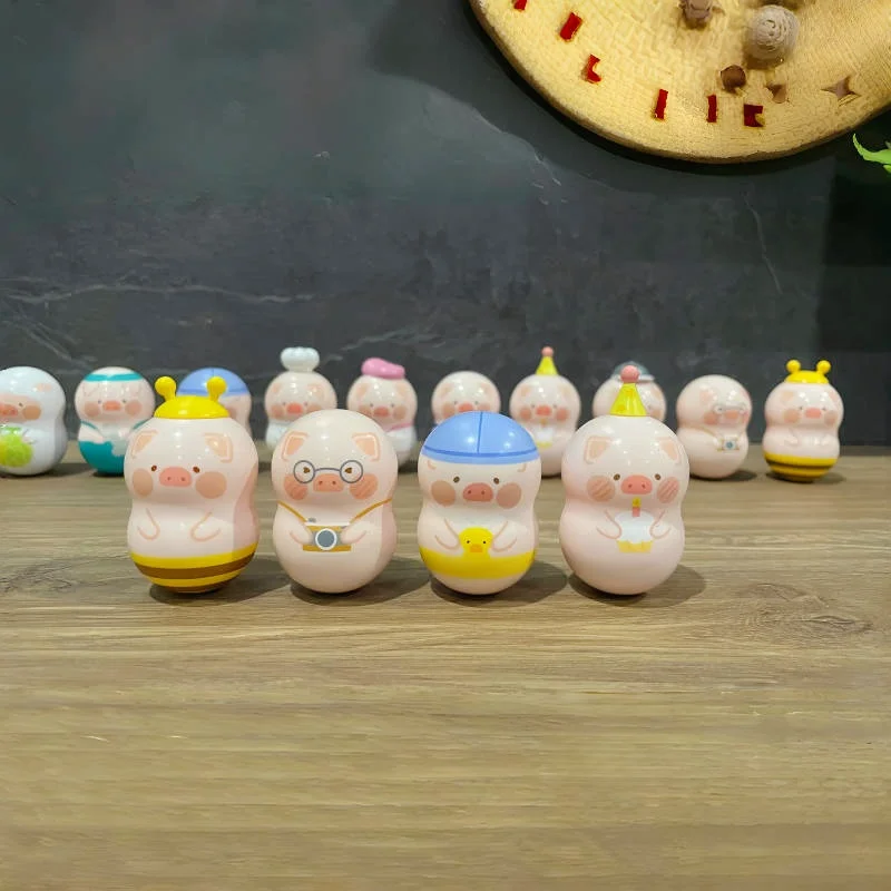 

52toys Canned Pig Lulu Classic Series Versatile Lulu Pig Tumbler Blind Box Handmade Cute Trendy Desk Ornament Children Toy Gifts