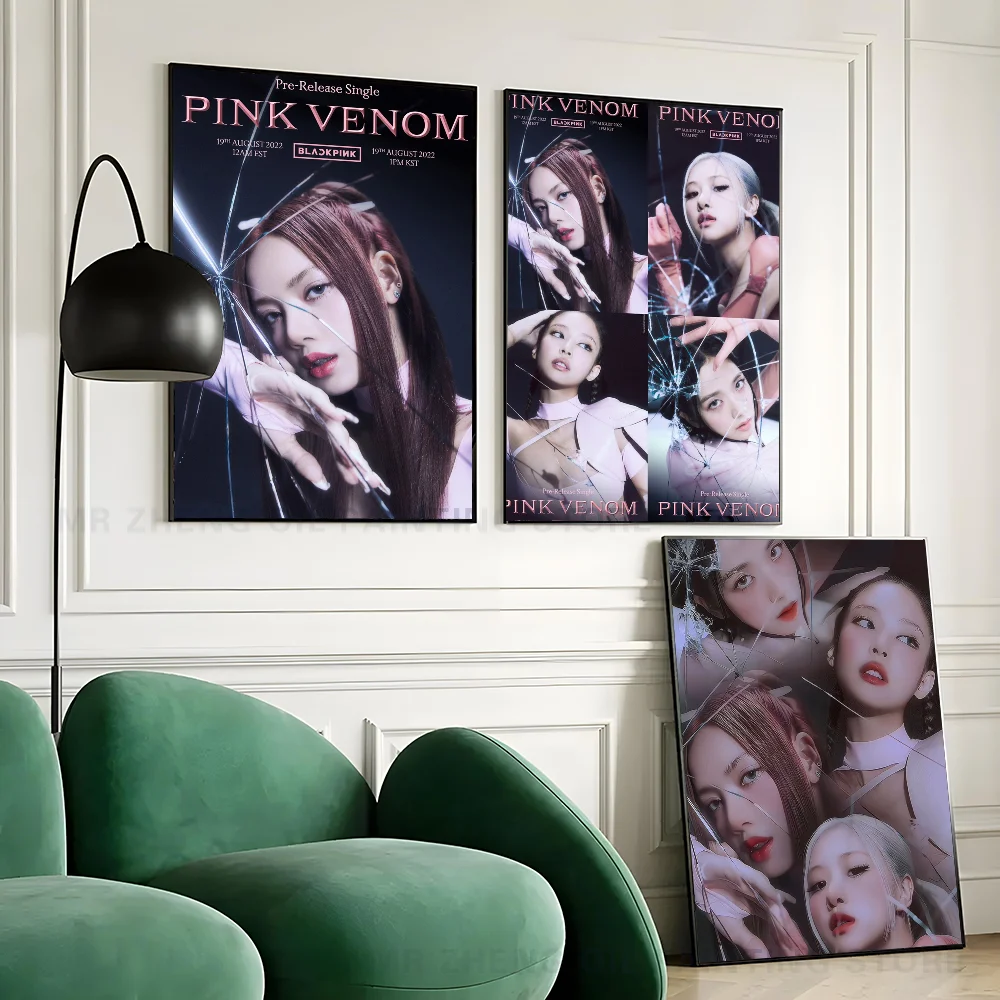 Kpop Girl B-Blackpink Poster Paper Print Home Living Room Bedroom Entrance Bar Restaurant Cafe Art Painting Decoration