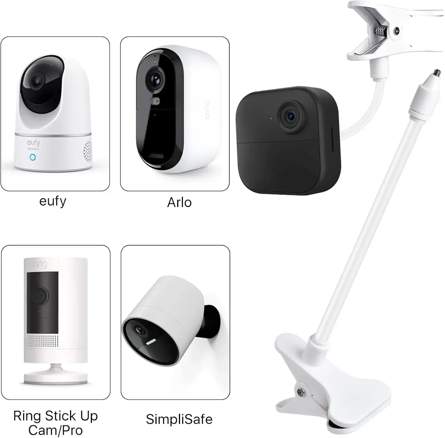 Universal Flexible Camera / Baby Monitor Mount 3