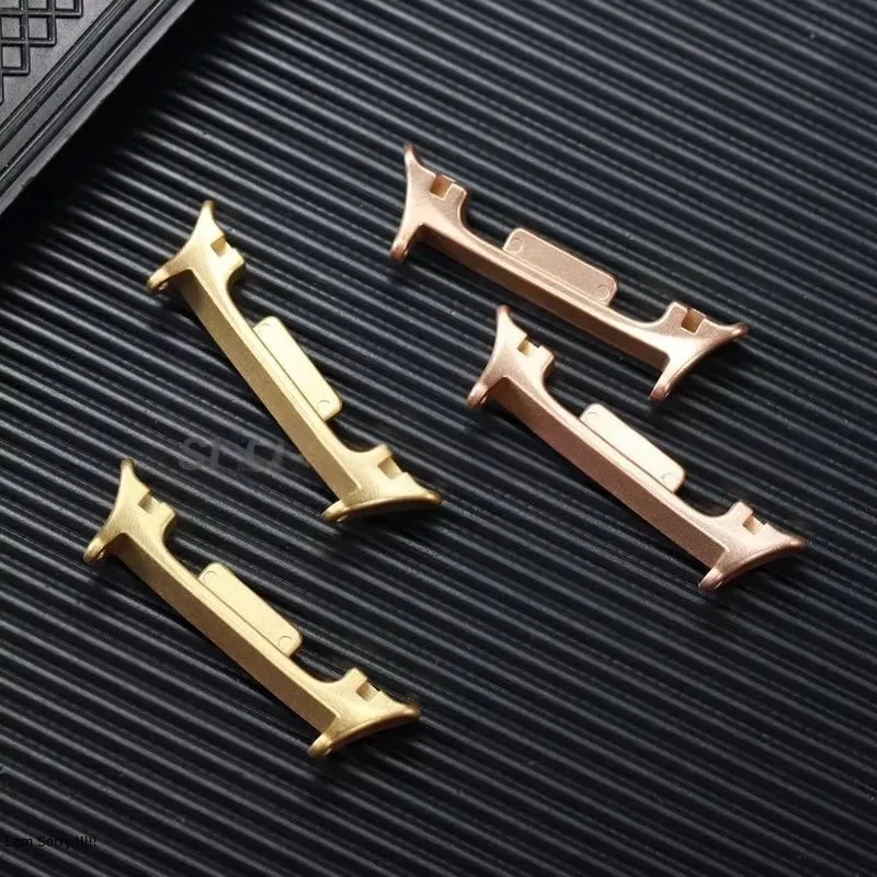 WatchBand 20mm 22mm Metal Connector Stainless Steel Watch Connector Adapter for samsung Watch 8/8 classic 44mm 46mm 40mm Strap