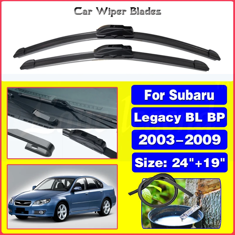 for Subaru Legacy BL BP 2003 2004 2005 2006 2007 2008 2009 Car Wiper Blade Front Windscreen Windshield Car Styling Accessories