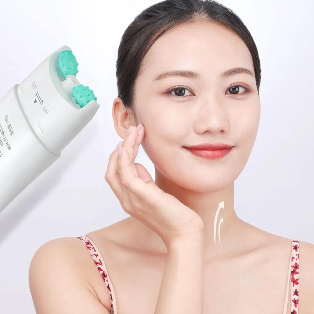 Roll-on Neck Firming Cream Moisturizing Neck Tightening Cream Reduce Double Chin Fades Fine Lines Rejuvenate Sagging Skin Lotion