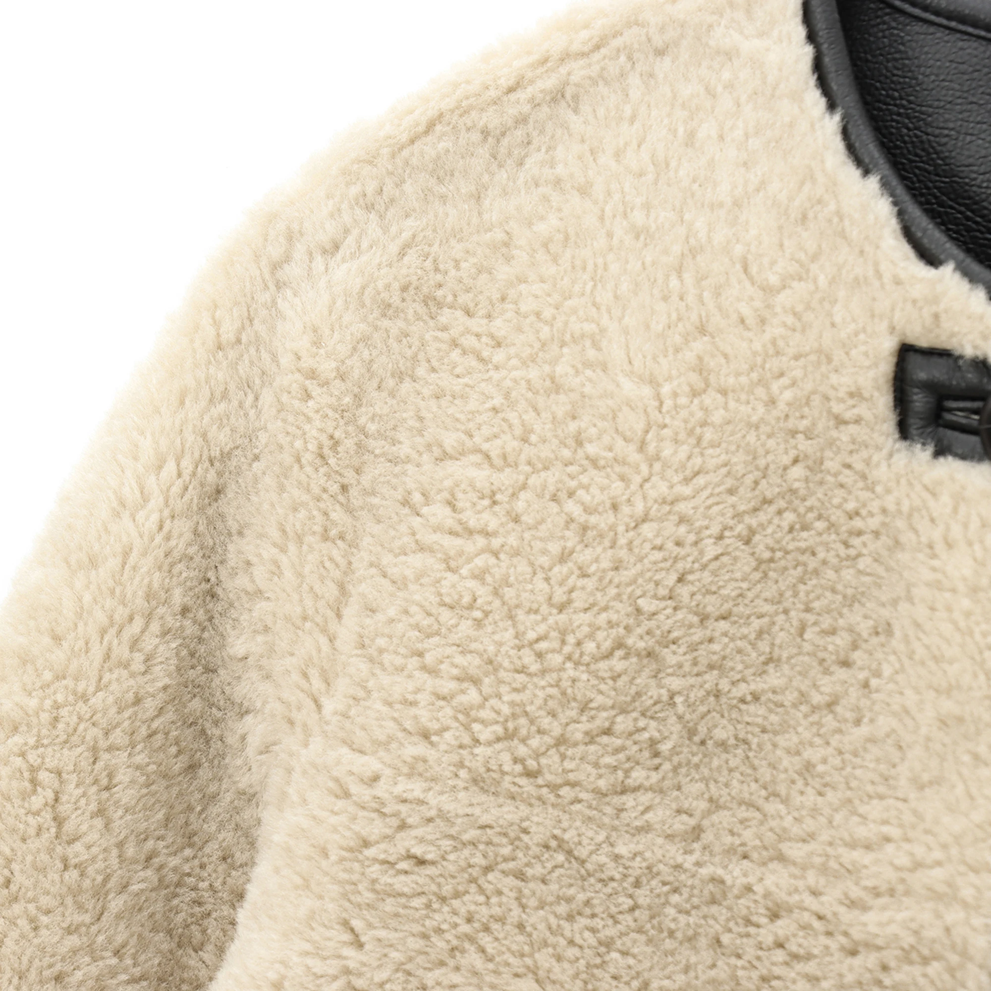 سترة صوف جديدة لخريف وشتاء 2024 للسيدات من PB&ZA برقبة دائرية وفرو واحد الصدر سترة غير رسمية متكاملة للتنقل