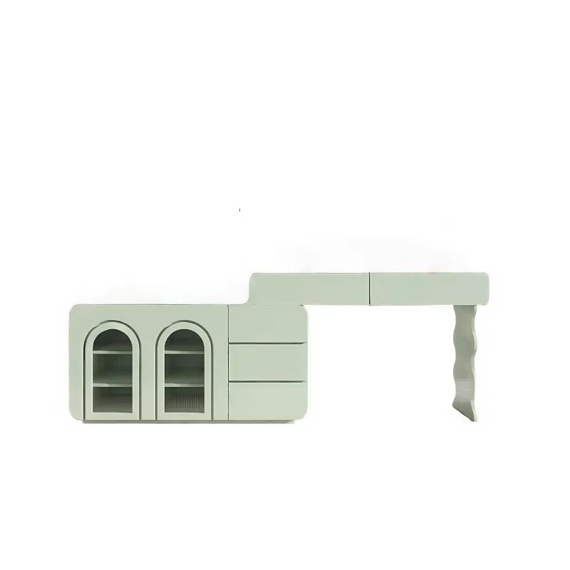 Solid wood paint new dresser, bedroom light luxury simple modern cream style makeup table