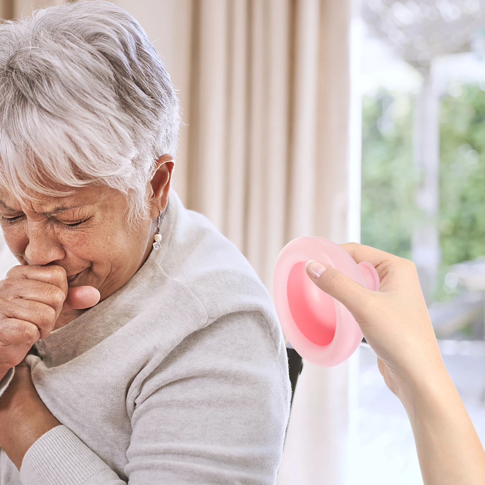 

2 шт., силиконовый массажер для удаления мокроты, давление мокроты, массажер для спины для пожилых детей, уход за болью в мышцах пациентов