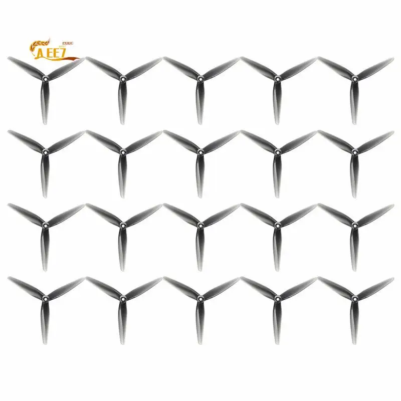AEE7-10Pairs 6025 6X2.5X3 6Inch 3-Blade PC Propeller 2.5Mm Drone Propeller For RC FPV Drone For Nazgul Evoque F6