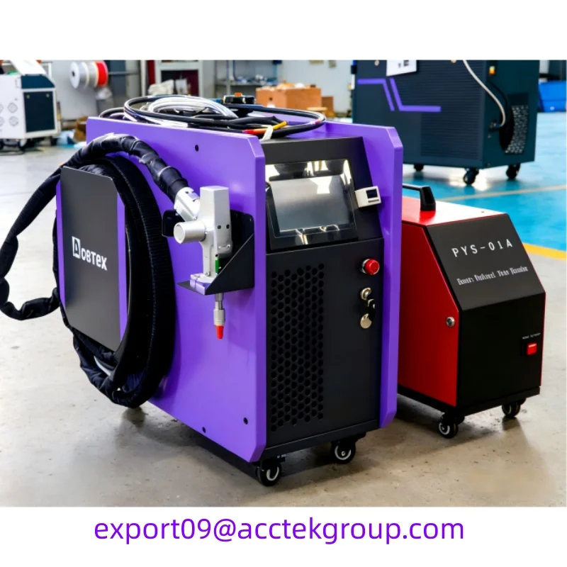 4-in-1 Air Cooled Laser Machine Portable Handheld Laser Cleaning Welding Cutting Rust Removal Machine for Metal Surface Process