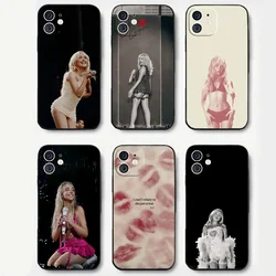 Singer S-Sabrina Carpenter Phone Case Silicone Soft For IPhone 16 15 14 13 12 11 Plus Pro Max Plus