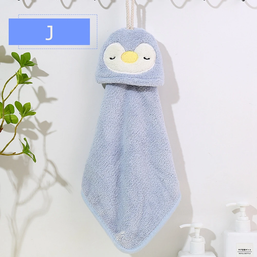 

Thicken Coral Velvet Quick Drying Kids Shower Towel Hanging Microfiber Towel Hand Towel Cleaning Cloth Kitchen Supplies