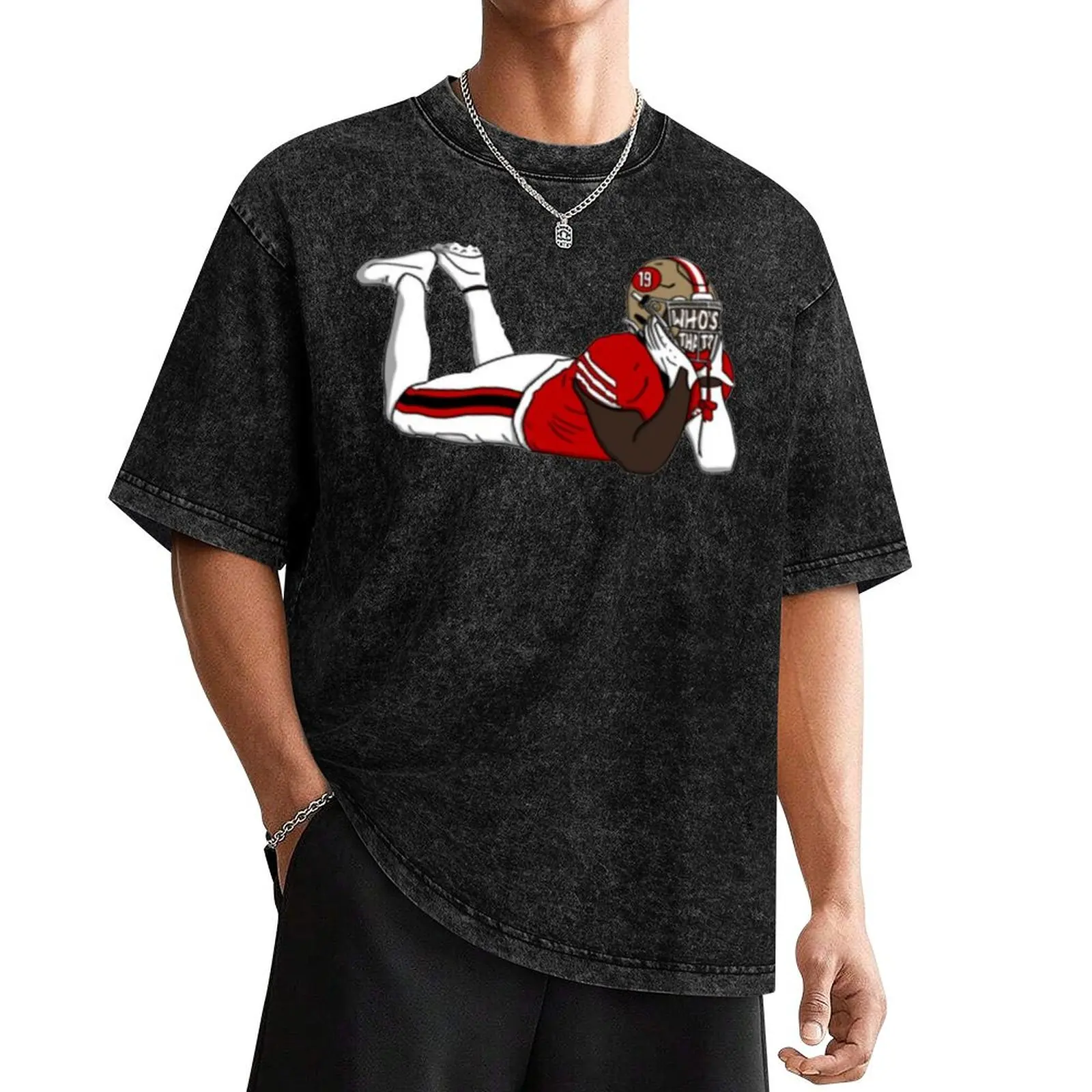 

Who's That - DEEBO SAMUEL - The Original T-Shirt heavyweights kawaii clothes hippie clothes Men's t-shirts