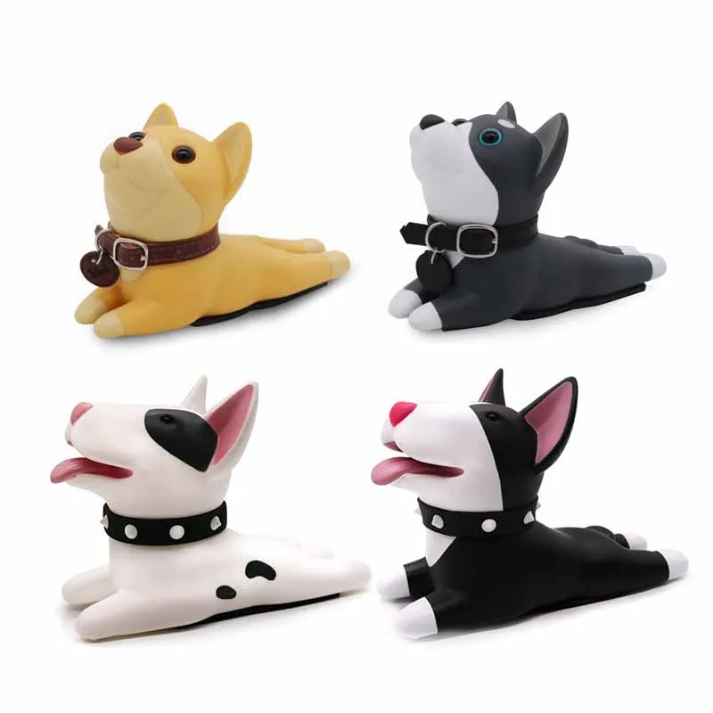 New Cute Dog Anti-Collision Door Stopper Doorstop Bumper Bathroom Living Room No Need To Punch Holes Door Suction Door Stopper