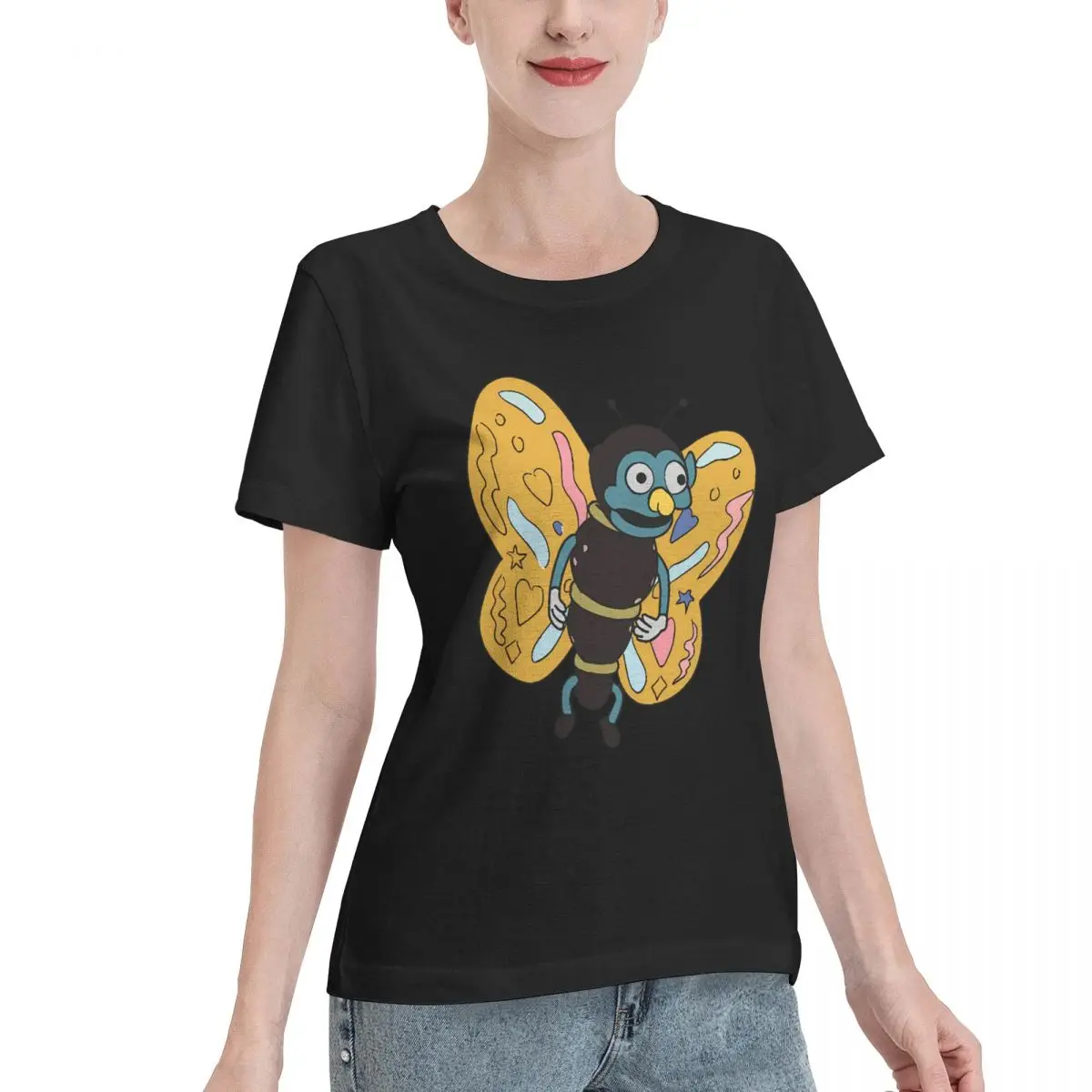 New Arrival DON T HUG ME I M SCARED Women's T-shirt Home Wear Aesthetic Women Top