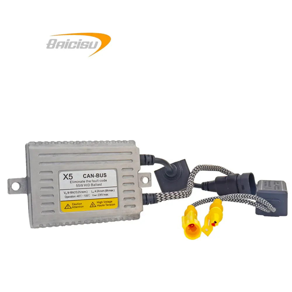 وحدة الإشعال الأصلية DLT Canbus خالية من الأخطاء HID AC55W DLT X5 مفاعل الكتلة الرقمية لوحدة مصدر ضوء زينون
