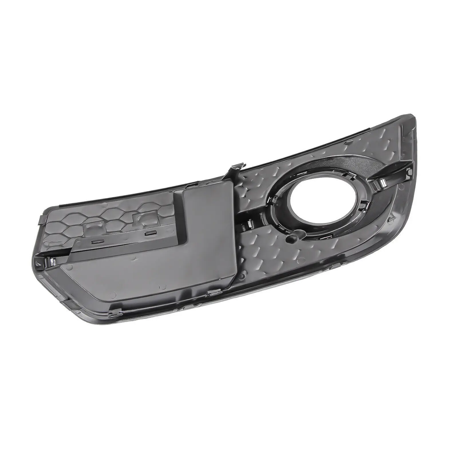 Cubierta de parrilla de luz antiniebla para Audi Q5 Standard 2009, 2010, 2011, 2012, rejilla de parachoques delantero 8T0807681F, accesorios de panal, color negro brillante